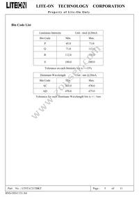 LTST-C21TBKT Datasheet Page 6