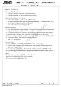 LTST-C230TGKT Datasheet Page 11