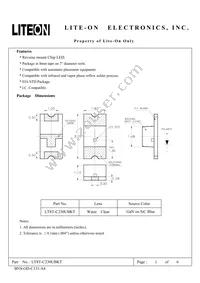 LTST-C230UBKT Datasheet Cover