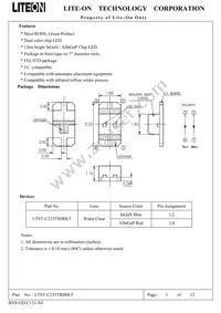 LTST-C235TBJRKT Datasheet Page 2