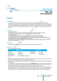 LTST-C250KGKT Datasheet Page 9
