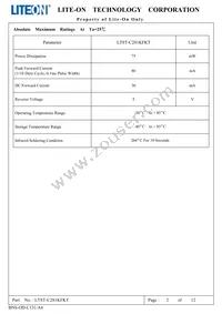 LTST-C281KFKT Datasheet Page 3