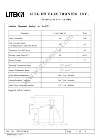 LTST-C930CKT Datasheet Page 2