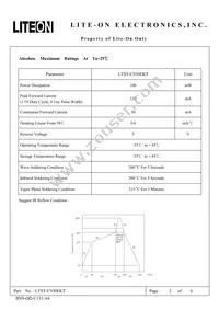 LTST-C930EKT Datasheet Page 2