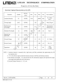 LTST-E670FL Datasheet Page 3