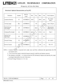 LTST-E670MBL30 Datasheet Page 3