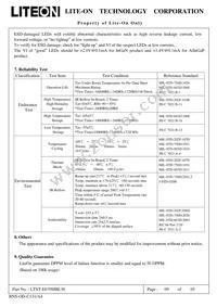 LTST-E670MBL30 Datasheet Page 9