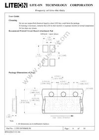 LTST-E670MGL30 Datasheet Page 6