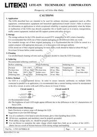 LTST-E670MGL30 Datasheet Page 8