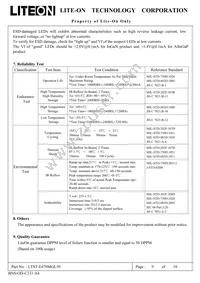 LTST-E670MGL30 Datasheet Page 9