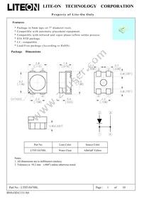 LTST-E670SL Datasheet Cover