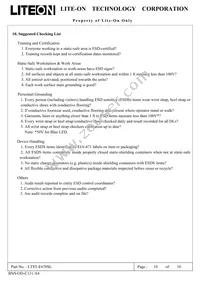 LTST-E670SL Datasheet Page 10