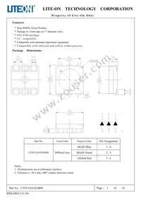 LTST-G563EGBW Datasheet Page 2