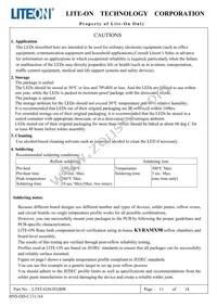 LTST-G563EGBW Datasheet Page 12