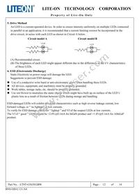 LTST-G563EGBW Datasheet Page 13