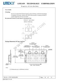 LTST-N683EGBW Datasheet Page 11