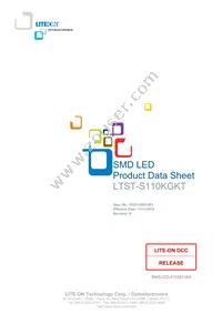 LTST-S110KGKT Datasheet Cover