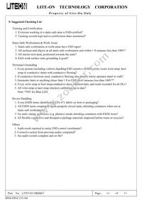 LTST-S110KRKT Datasheet Page 11