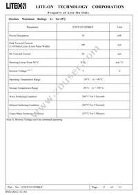 LTST-S110TBKT Datasheet Page 2