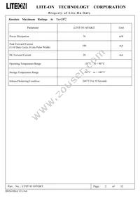 LTST-S110TGKT Datasheet Page 3