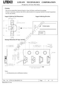 LTST-S115KGKFKT-5A Datasheet Page 8