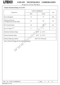 LTST-S115KRKGKT Datasheet Page 3