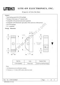 LTST-S220EKT Datasheet Cover