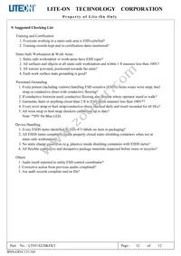 LTST-S220KFKT Datasheet Page 13