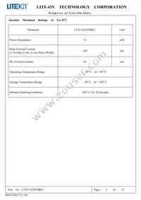 LTST-S220TBKT Datasheet Page 3