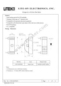 LTST-S220YKT Datasheet Cover