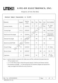 LTST-S220YKT Datasheet Page 3