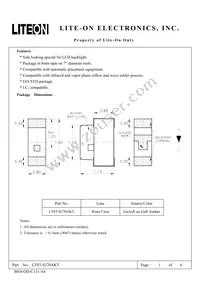 LTST-S270AKT Datasheet Cover