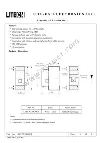 LTST-S270KAKT Datasheet Cover