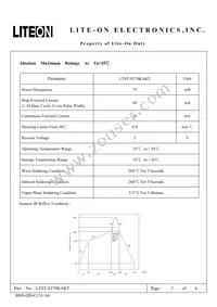 LTST-S270KAKT Datasheet Page 2