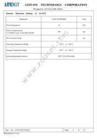 LTST-S270TGKT Datasheet Page 3