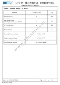 LTST-S271KFKT Datasheet Page 3