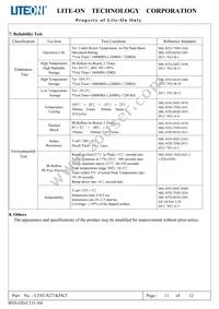 LTST-S271KFKT Datasheet Page 12