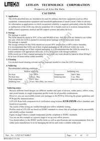 LTST-S271KRKT Datasheet Page 10