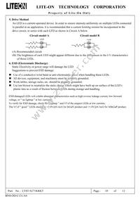 LTST-S271KRKT Datasheet Page 11