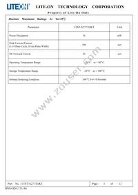 LTST-S271TGKT Datasheet Page 3