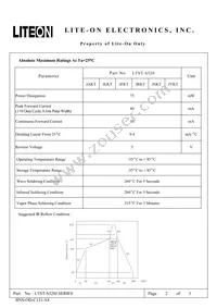 LTST-S320JSKT Datasheet Page 2