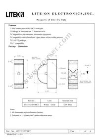 LTST-S320TBKT Datasheet Cover