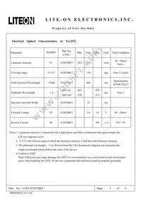 LTST-S320TBKT Datasheet Page 3