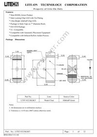 LTST-S321KGKT Datasheet Cover