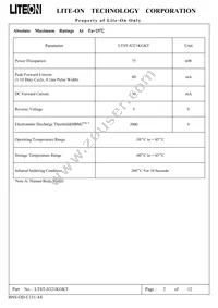 LTST-S321KGKT Datasheet Page 2