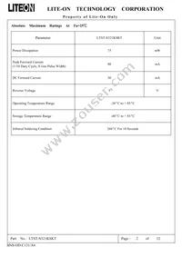 LTST-S321KSKT Datasheet Page 2