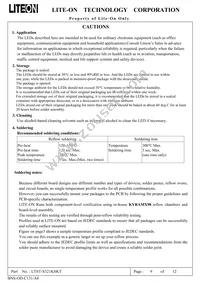 LTST-S321KSKT Datasheet Page 9