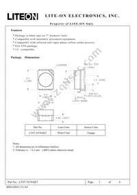 LTST-T670AKT Datasheet Cover