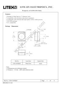 LTST-T670GKT Datasheet Cover