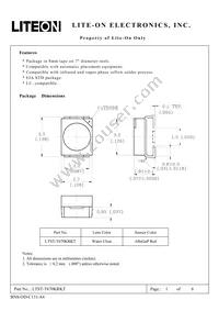 LTST-T670KRKT Datasheet Cover